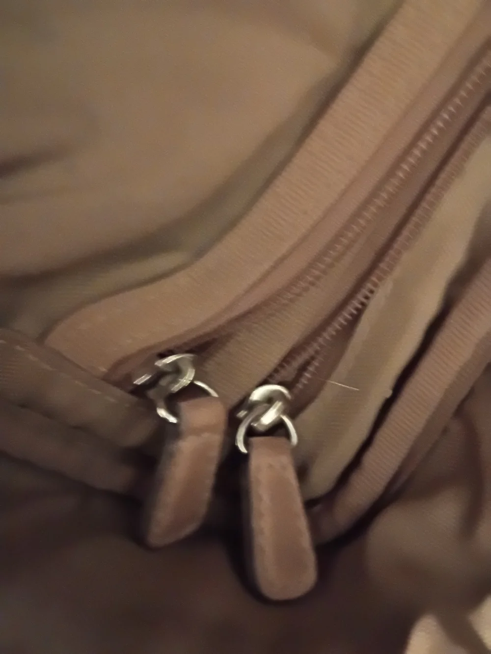 COACH Leather Cosmetic Case/Bag in Camel